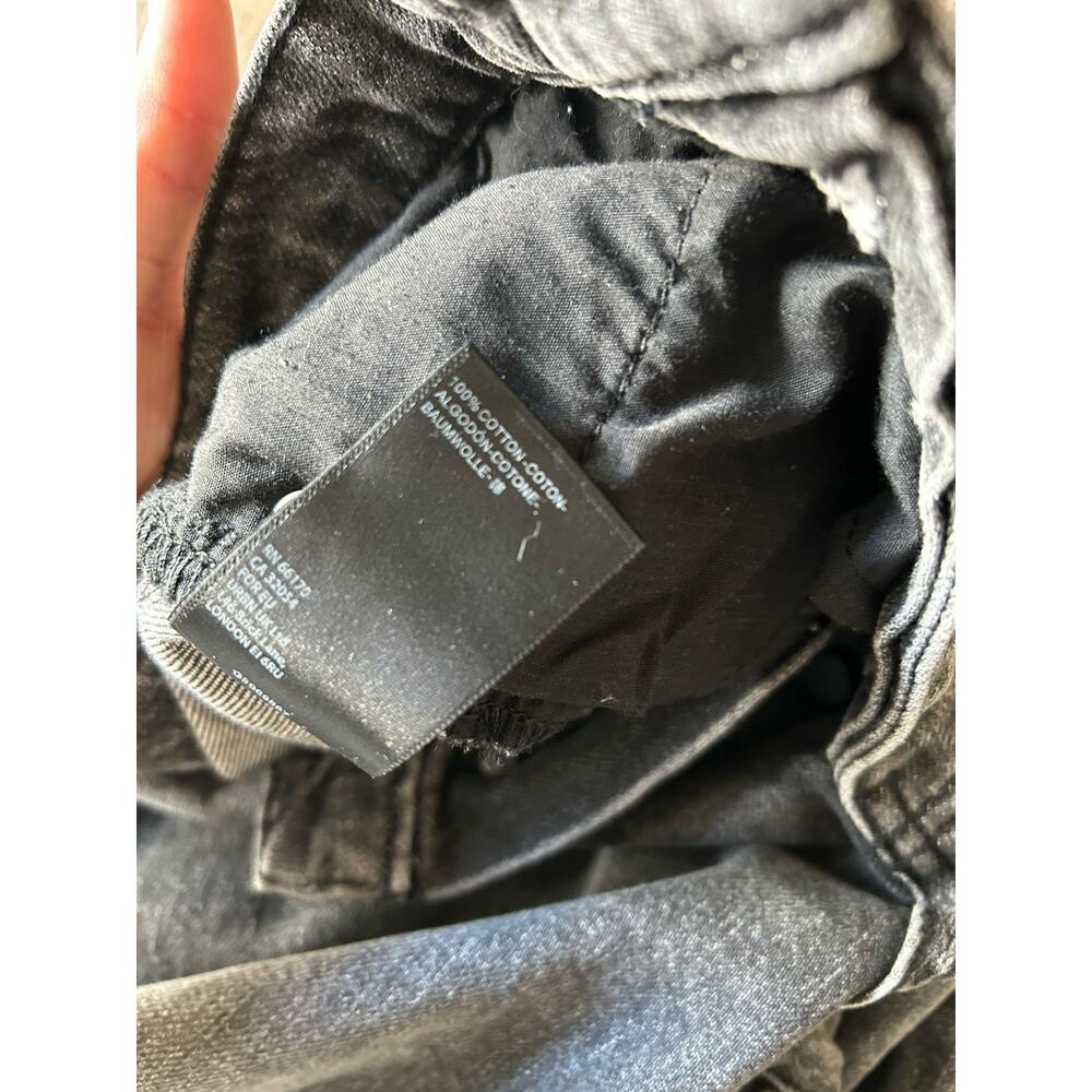 ▶️ BDG Urban Outfitters Button Fly Straight Jeans Womens 26 Gray Distressed NWT - Picture 10 of 12